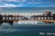 91爆料动态与网络热点实时反应：记录大事件中用户、平台与媒体多方力量的激烈碰撞
