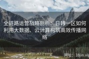 全链路运营战略剖析：日韩一区如何利用大数据、云计算构筑高效传播网络