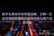 数字化革命中的传媒战略：日韩一区如何借助数据驱动实现内容与用户双向共振