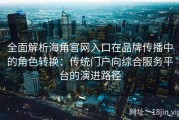 全面解析海角官网入口在品牌传播中的角色转换：传统门户向综合服务平台的演进路径