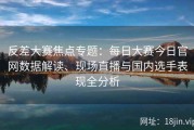 反差大赛焦点专题：每日大赛今日官网数据解读、现场直播与国内选手表现全分析