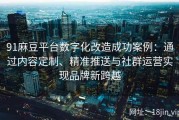 91麻豆平台数字化改造成功案例：通过内容定制、精准推送与社群运营实现品牌新跨越
