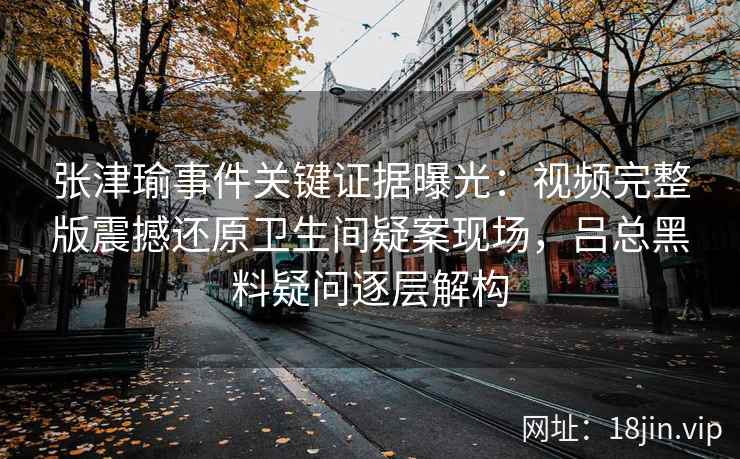 张津瑜事件关键证据曝光：视频完整版震撼还原卫生间疑案现场，吕总黑料疑问逐层解构