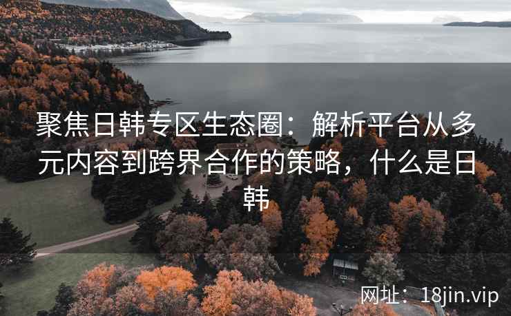 聚焦日韩专区生态圈：解析平台从多元内容到跨界合作的策略，什么是日韩