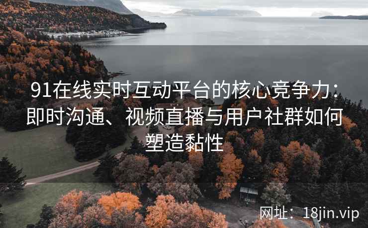 91在线实时互动平台的核心竞争力：即时沟通、视频直播与用户社群如何塑造黏性